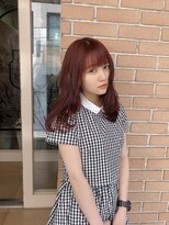 サロンドミルク 原宿(salon de MiLK)&nbsp;【salon de MiLK 原宿】エアリー×イルミナレッドマホガニー