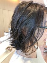 エメ バイ ヘアーポケット(aimer by hair pocket)&nbsp;*+aimerが叶える...インナーカラー×ミディアムボブ*