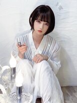 ミッシェル アフロート(michelle afloat)&nbsp;◇バングカラーの前下がりショートボブ◇