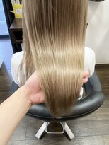 ブレイズ ザ サロン(BLAZE THE SALON)&nbsp;超ブリーチ毛を髪質改善!!ツヤツヤ美髪ストレート【BLAZE 大庭】