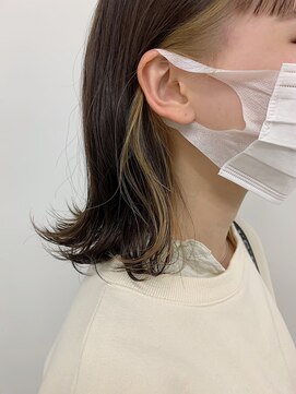 キー(kii) ポイントカラー インナーカラー 福岡 天神 薬院 今泉