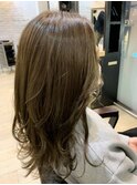 今年流行りのひし形ヘアー