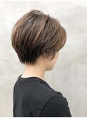 ゆるめパーマショート大人ショートパーマ波ウェーブパーマ
