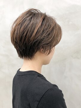 ソーコ 渋谷(SOCO) ゆるめパーマショート大人ショートパーマ波ウェーブパーマ