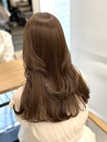 アリュウル 表参道 青山(Allure)&nbsp;ロイヤルベージュ×韓国ウェーブヘア【大塚】