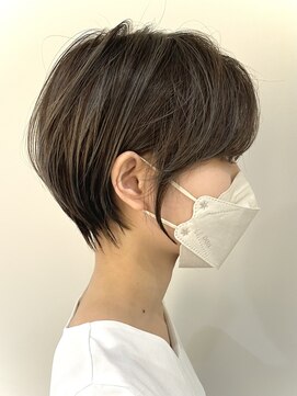 ラボー ノースプラザ店(LA'BO) 【LA'BO三浦】ハイライト×耳掛けショート