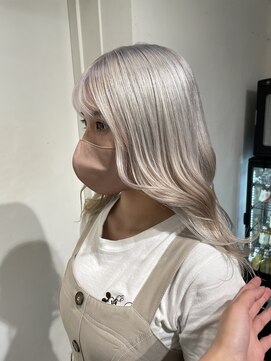 ココ 原宿(KOKO) #大人ガーリー#ダークアッシュ#ミディアムレイヤーカット