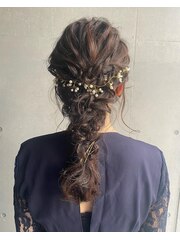 ＊編みおろしヘアセット＊