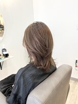 オアシス(oasis)&nbsp;ハイライト　外国人風　レイヤー　ケアブリーチ　グレージュ