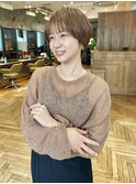 大人ショート　束感ショート　シースルーショート　20代30代