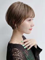 トルネード(TORNADO)&nbsp;大人ショート 前髪あり丸みひし形 丸顔面長エラ張り絶壁 A1023