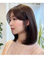 コート 表参道(Cote)&nbsp;【Cote 蒲牟田愛】ナチュラルレイヤーグレージュ顔まわりカット