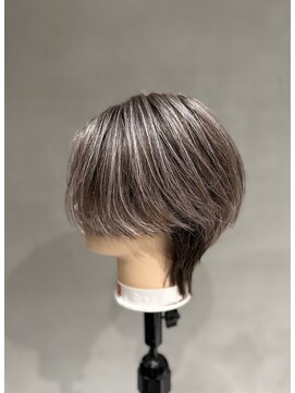 ザ サードヘアー 津田沼 (THE 3rd HAIR) メンズバレイヤージュ　ミルクティーグレージュ