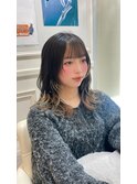 レイヤーカット×エンドカラー