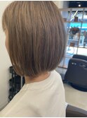 切りっぱなしボブ