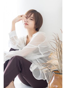 トティア 本通(Totia) 【Totia本通】大人ショート×オリーブベージュ