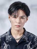 オーシャントーキョー 渋谷(OCEAN TOKYO)&nbsp;シースルーマッシュツーブロックセンターパート刈り上げ韓国ヘア