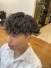 【平日】【メンズ】カット＋ケアカラ-orパーマ￥13200