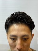 アイロンパーマ×刈り上げショート