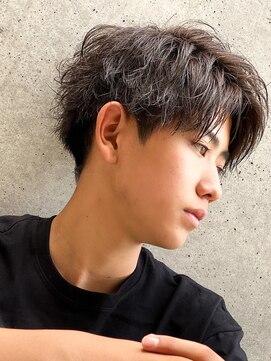 エルマーク 神戸三宮(L-MARK) センターパート波巻きパーマスパイラルパーマツイストスパイラル