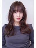 ロングレイヤー/20代30代大人かわいい/チョコレートブラウン