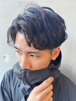 アリーム(Areem) シャドウパーマ無造作パーマメンズパーマアップバングマッシュ