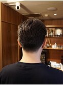 テーパーフェード　ビジネスショート　理容室　バーバー　