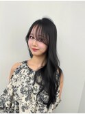 韓国ヘア　2wayバング &nbsp;レイヤーカット くびれヘア &nbsp;顔周り