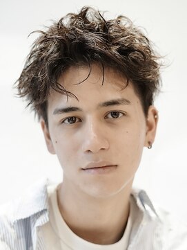 ゼンコー アオヤマ(ZENKO Aoyama) メンズカット波巻きパーマツイスパシャドウフェザー