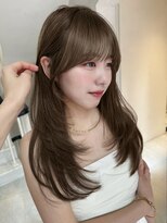 シスター(sister) 韓国ヘア/レイヤーカット/透明感カラー/オリーブブラウン