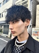 ゼンコー アオヤマ(ZENKO Aoyama)&nbsp;メンズカット波巻きパーマツイスパシャドウメンズパーマ