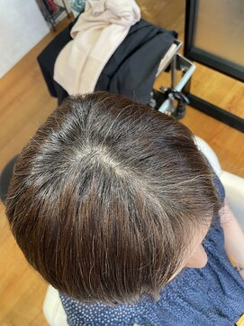 白髪ぼかし「極細ハイライト」