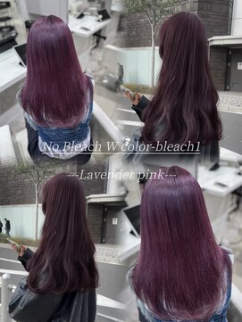 ユーフォリア 新宿店(Euphoria) bleach1-No bleach W Color"lavender pink"