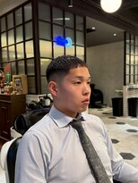 バーバーブロス 長堀店(BARBER BROS)&nbsp;【BarBerBROS】クロップヘア　フェードカット　バーバーヘア