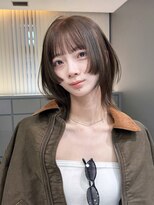 アルバム 銀座(ALBUM GINZA) 前髪カット顔周りレイヤーウルフカットショート_F51212