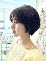 アフロート ルヴア(AFLOAT RUVUA)&nbsp;『岩田莉奈』新宿髪質改善　大人の魅力引き出す丸みショートボブ