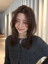 ノラ ギンザ(NORA GINZA) レイヤーカットミディアムレイヤー透明感カラー