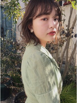ベル 表参道店(Belle) 切りっぱなしに飽きたら、ふんわり抜け感ボブ