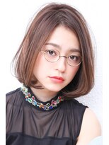 モニカ 西宮北口(Monica)&nbsp;大人かわいい伸ばしかけグレージュナチュラルボブ