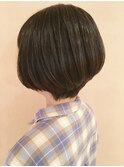 【morio鶴瀬】黒髪ツヤ感小顔ショートボブ