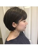 【Lond fleur 石畑結華】丸みショートアッシュブラウン