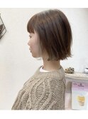 切りっぱなしボブ