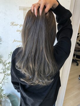 トゥーリ 藤崎店(tuuli) 20代30代40代50代ひし形デジタルパーマエアリーミディ黒髪