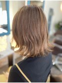 アッシュブラウン×外ハネロブ