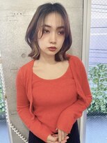 リコバイアフロート(riko by afloat)&nbsp;イヤリングカラー/顔まわりカット/段カット/サイドバン