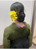 【着付け＋シニヨン】自由が丘/自由が丘駅/ヘアセット/早朝