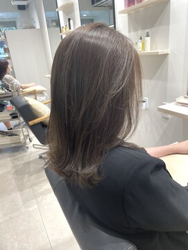 アメリ(ameri) 【ameri 仲丸】◇透明感あふれるグレージュロング◇