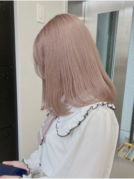 ベレーザ 渋谷(BELEZA) 849グレーベージュミルクティーアッシュ艶髪ハイトーンカラー