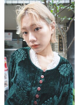 ネルケ 立川(nelke) フェイスレイヤーニュアンスボブ_ショートカット_20代30代