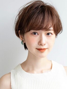 リムヘアソルト(LIM HAIR salt)の写真/【高畑駅徒歩10分】《全メニューmarrb導入◎》印象を左右する顔周りのカットは、ミリ単位でこだわります◇